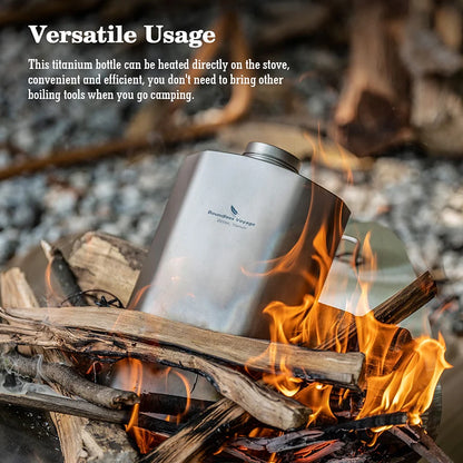 Boundless Voyage 2.5L Titanium Water Bottle Big Capacity Sports Water Bottle Ultralight Leakproof Drinkware for Outdoor Camp Ti3004D