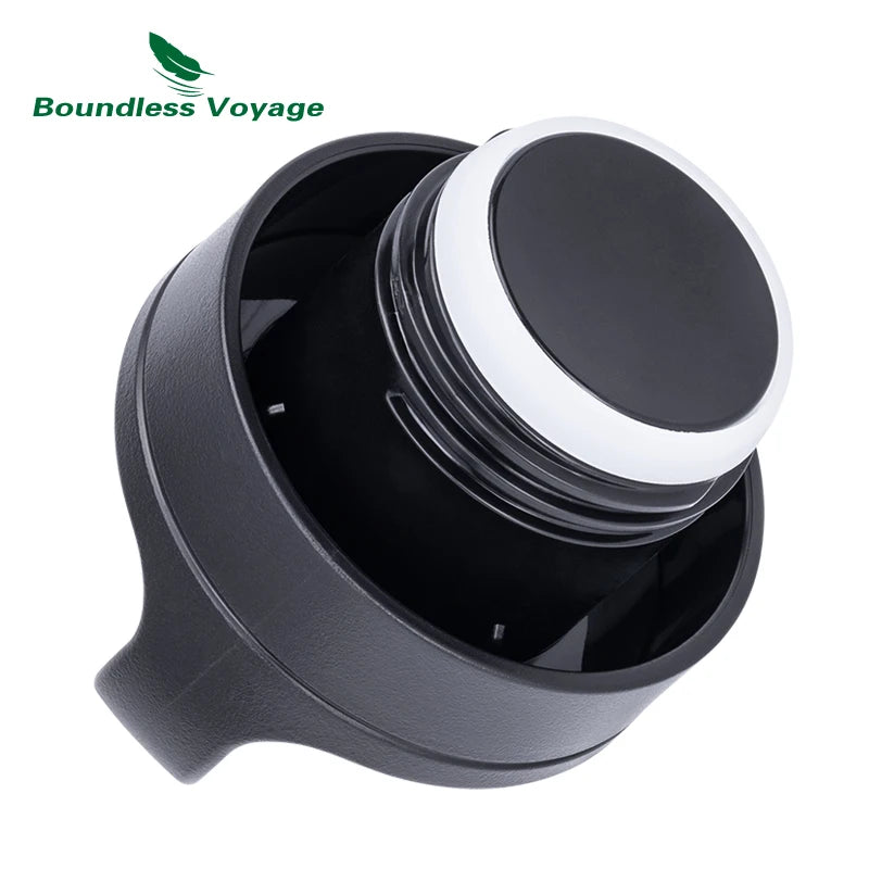 Boundless Voyage 600ml Titanium Vacuum Flask Double-Walled Insulated Bottle Reusable Travel Keeping Hot & Cold Coffee Tea Cup Ti3010D