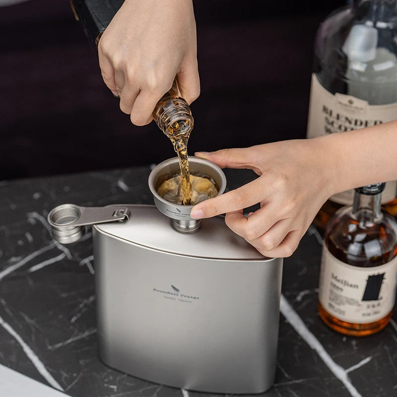 using-titanium-flask-to-boil-water-at-campsite
