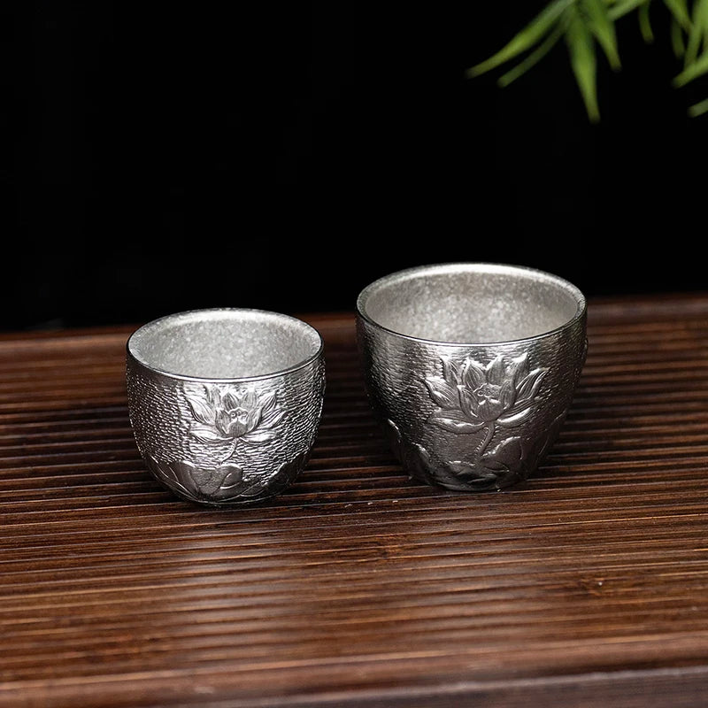 enjoying-espresso-from-titanium-embossed-cup
