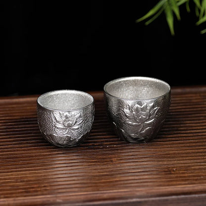enjoying-espresso-from-titanium-embossed-cup