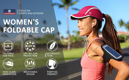 GADIEMKENSD Waterproof Outdoor Sport Baseball Cap – Quick-Dry, Breathable, Foldable, UPF 50+