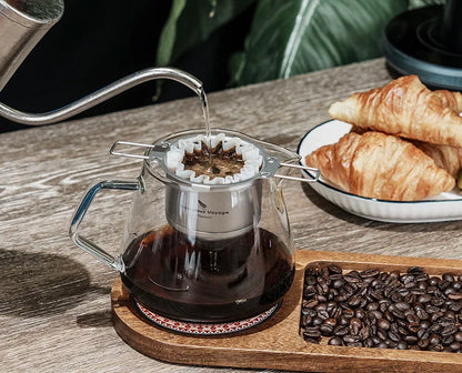Boundless Voyage Titanium Coffee Drip Filter Ultralight Portable Folding Hanging Ear Mini Hand Brewed Coffee Filter Ti6002P