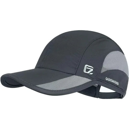 GADIEMKENSD Quick Dry Cooling Mesh Baseball Cap for Running, Golf, Tennis & Sports - Sun Hat with Long Visor & Breathable Design