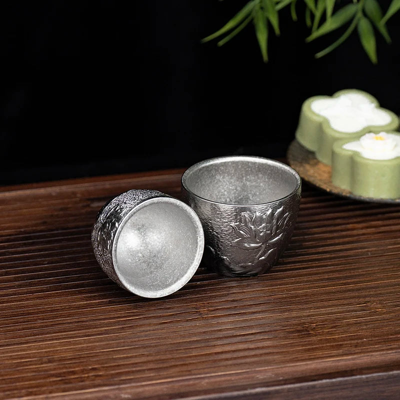 enjoying-espresso-from-titanium-embossed-cup