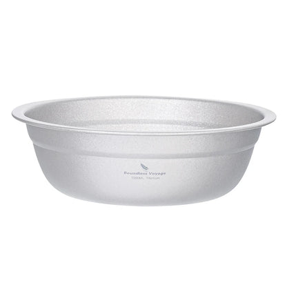 Boundless Voyage Titanium Bowl Rice Soup Salad Serving Bowl Ultralight Outdoor Camping Travel Durable Portable Tableware Ti1148T