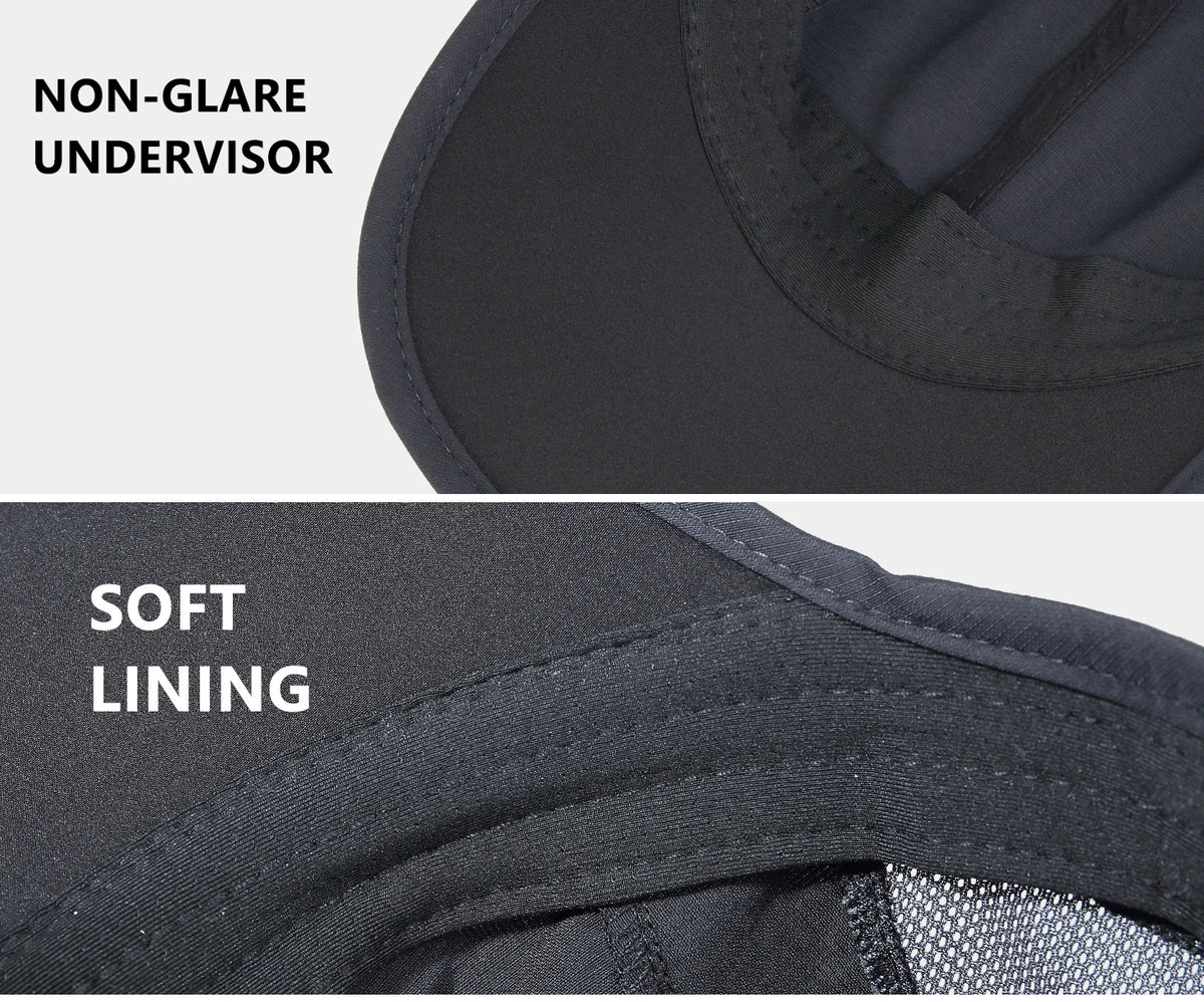 GADIEMKENSD Quick Dry Cooling Mesh Baseball Cap for Running, Golf, Tennis & Sports - Sun Hat with Long Visor & Breathable Design