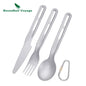 Titanium Knife Spoon Fork Chopsticks Set