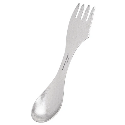 Boundless Voyage Titanium Spork Portable Camping Spoon Fork Knife Ultralight 3 in 1 Utensil Ti1064T