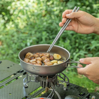 Titanium Frying Pan Camping Pan