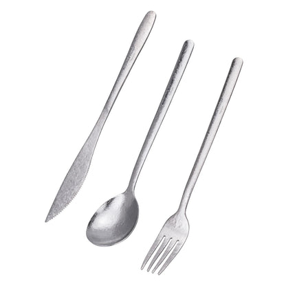 Boundless Voyage Camping Titanium Cutlery Set Long Handle Spoon Fork Knife Chopsticks Uncoated Outdoor Travel Metal Tableware Ti1055T