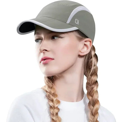 GADIEMKENSD Waterproof Outdoor Sport Baseball Cap – Quick-Dry, Breathable, Foldable, UPF 50+