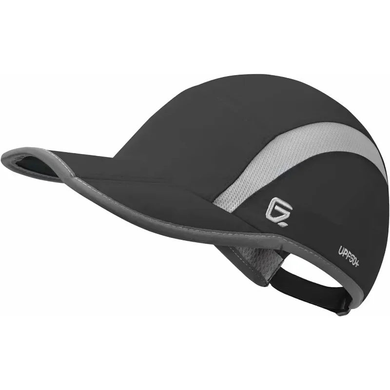 GADIEMKENSD Reflective Folding Outdoor Hat Unstructured Design UPF 50+ Sun Protection Sport Hats for Womens and Mens