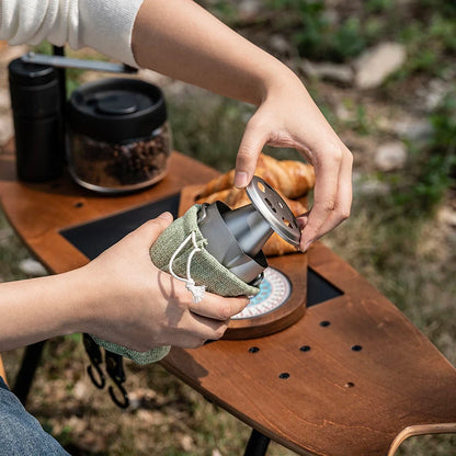 Boundless Voyage Titanium Portable Pour-over Coffee Set 300ml Coffee Mug with Detachable Dripper Outdoor Camping Coffee Maker Ti6007P