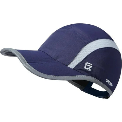 GADIEMKENSD Reflective Folding Outdoor Hat Unstructured Design UPF 50+ Sun Protection Sport Hats for Womens and Mens