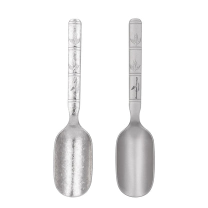 Boundless Voyage Titanium Tea Scoop Long Handle Ultralight Coffee Scoop Portable Loose Leaf Tea Spoon for Camping Home Kitchen