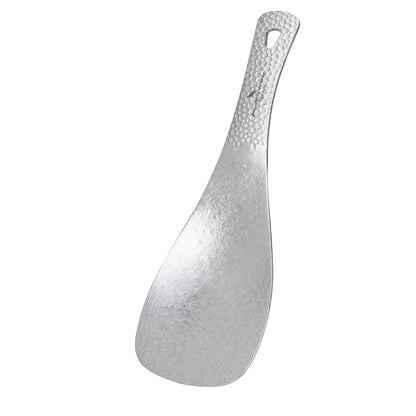 Boundless Voyage Titanium Rice Spatula, Hammered Handle 3mm Thick Kitchen Spoon Non-Toxic Metal Rice Paddle Cooking Utensil Ti1079T
