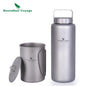 Titanium Water Bottle 1050ml Camping Canteen Cycling Sport Drinking Bottle