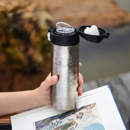 Titanium Warm Keeping Pot Double-walled Vacuum Cup
