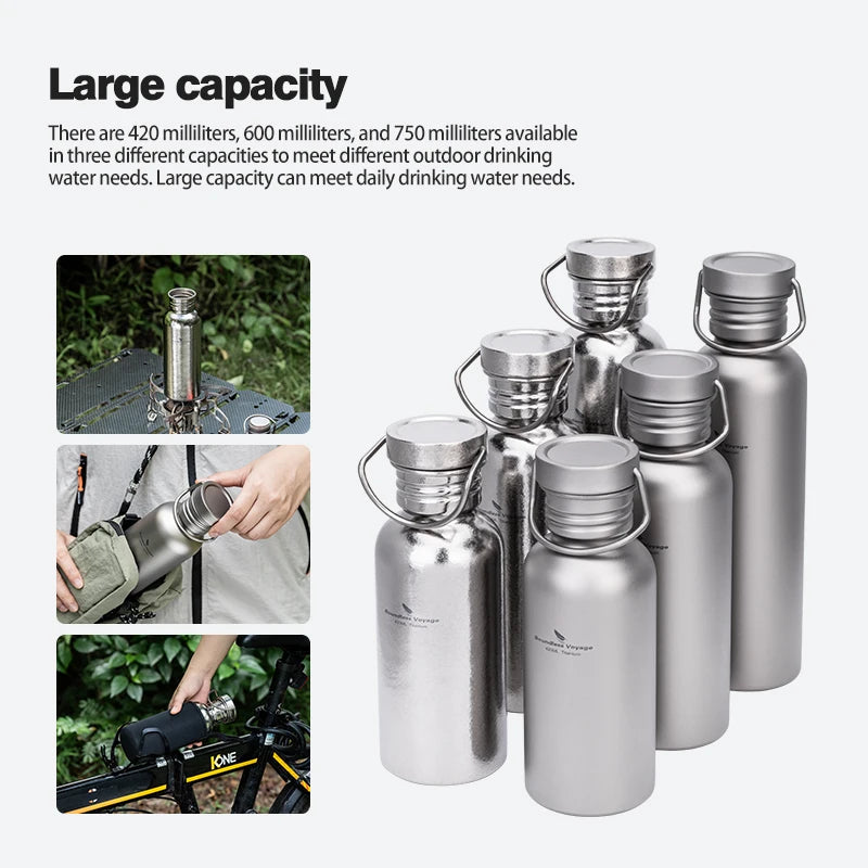 single-layer-titanium-bottle-being-heated-on-camp-stove