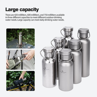 single-layer-titanium-bottle-being-heated-on-camp-stove