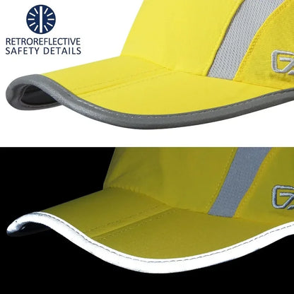 GADIEMKENSD Reflective Folding Outdoor Hat Unstructured Design UPF 50+ Sun Protection Sport Hats for Womens and Mens