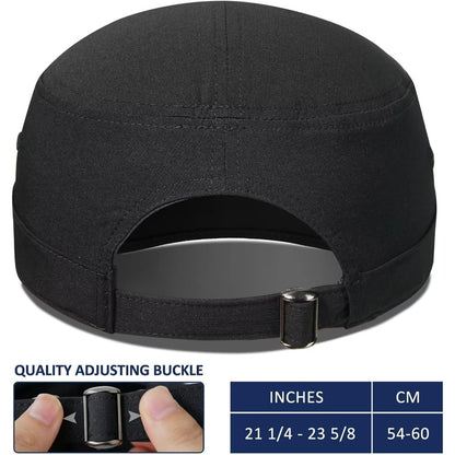 GADIEMKENSD UPF 50+ 4-Way Stretch Cap – Breathable, Quick-Dry, 2.17" Brim for Running & Golf