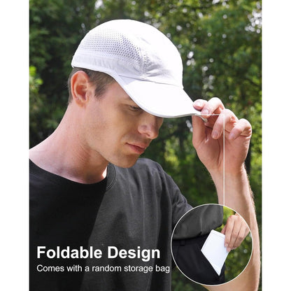 GADIEMKENSD Mens Folding Outdoor Hat Long Brim UPF 50+ Sun Protection