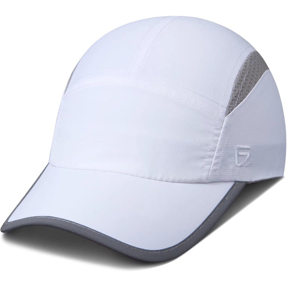 GADIEMKENSD UPF 50+ Reflective Outdoor Cap – Breathable, Quick-Dry, Adjustable for Men & Women