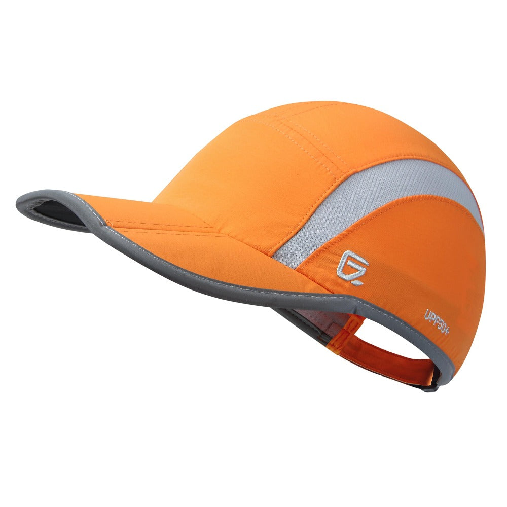 GADIEMKENSD Reflective Folding Outdoor Hat Unstructured Design UPF 50+ Sun Protection Sport Hats for Womens and Mens