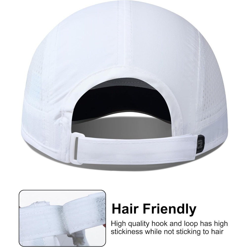 GADIEMKENSD Mens Folding Outdoor Hat Long Brim UPF 50+ Sun Protection