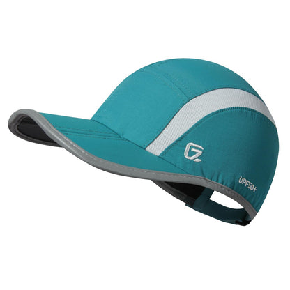 GADIEMKENSD Reflective Folding Outdoor Hat Unstructured Design UPF 50+ Sun Protection Sport Hats for Womens and Mens
