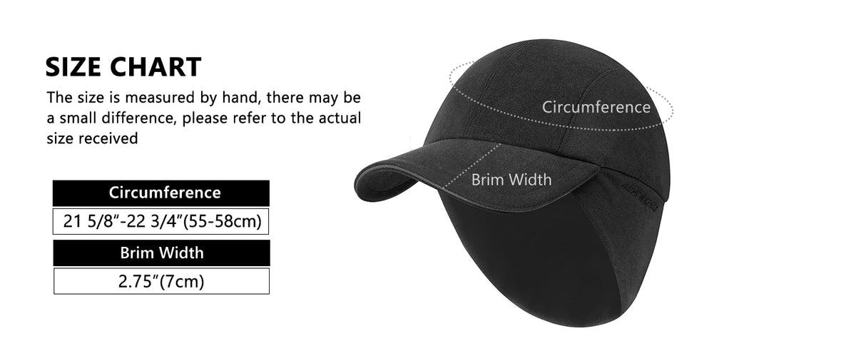 GADIEMKENSD Women's Winter Running Hat – Reflective Ponytail, Fleece Lined for Cold Weather