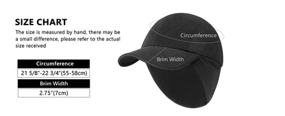 GADIEMKENSD Women's Winter Running Hat – Reflective Ponytail, Fleece Lined for Cold Weather