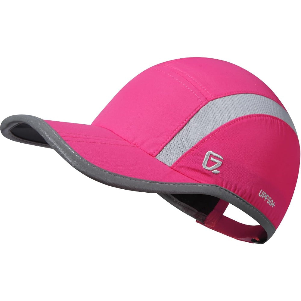GADIEMKENSD Reflective Folding Outdoor Hat Unstructured Design UPF 50+ Sun Protection Sport Hats for Womens and Mens