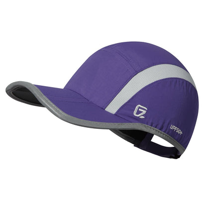 GADIEMKENSD Reflective Folding Outdoor Hat Unstructured Design UPF 50+ Sun Protection Sport Hats for Womens and Mens