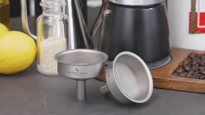 Titanium Funnel Flagon