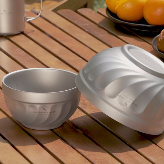 Titanium Double Walled Bowl