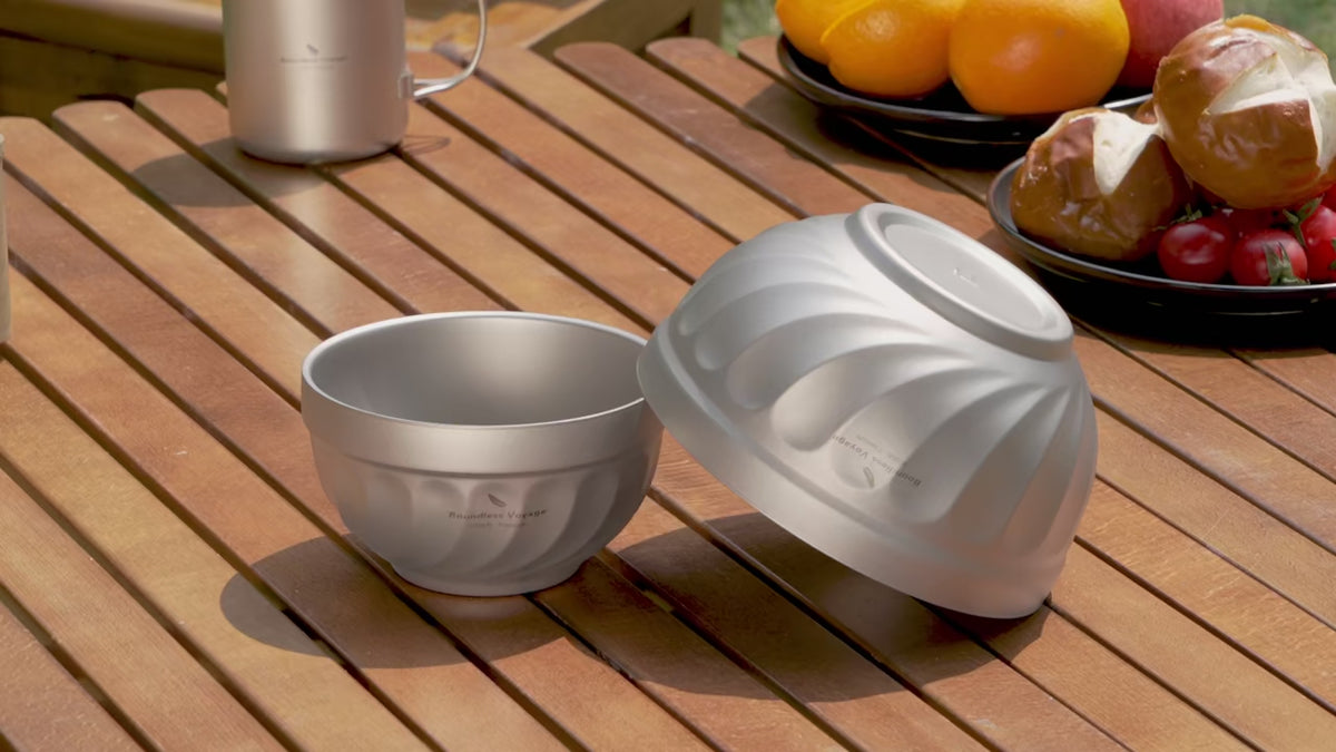 Titanium Double Walled Bowl