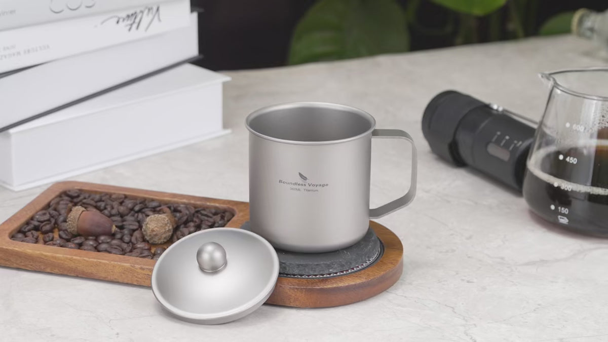 360ml Titanium Mug with Lid