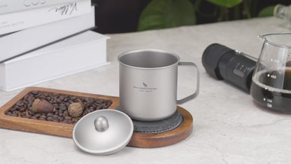 360ml Titanium Mug with Lid