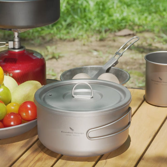 1000ml Titanium Pot with Lid