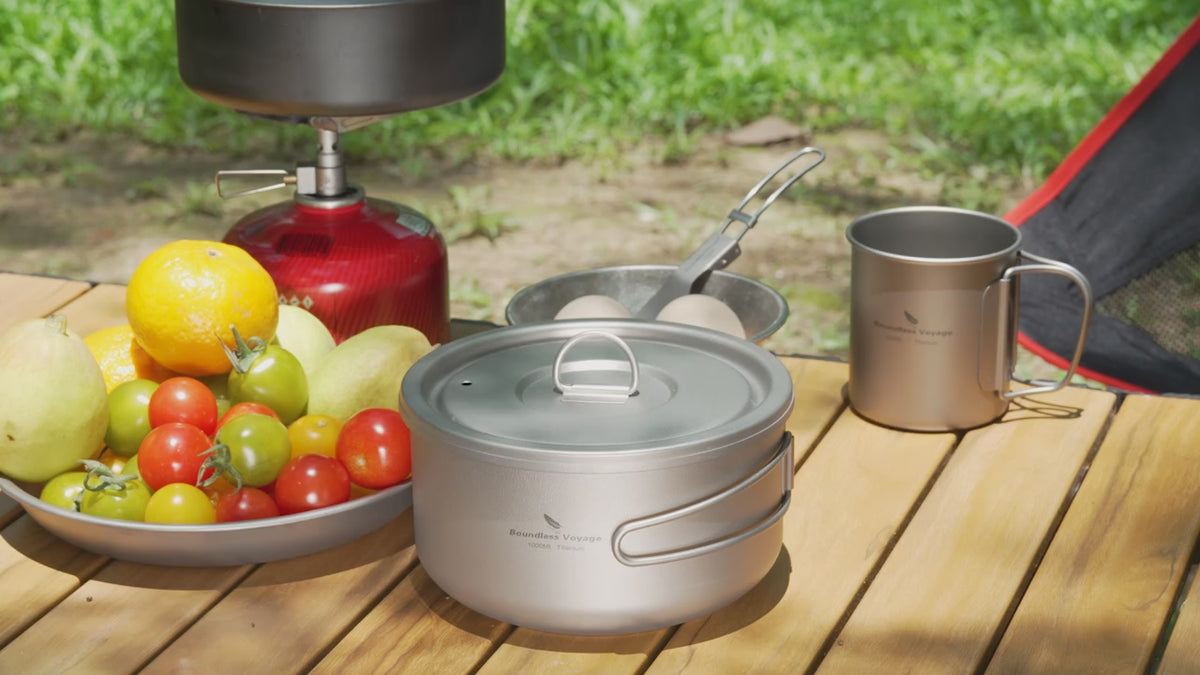 1000ml Titanium Pot with Lid