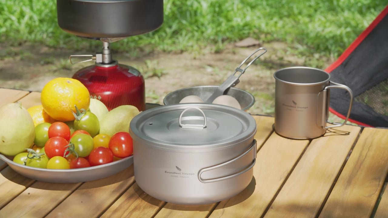 1000ml Titanium Pot with Lid