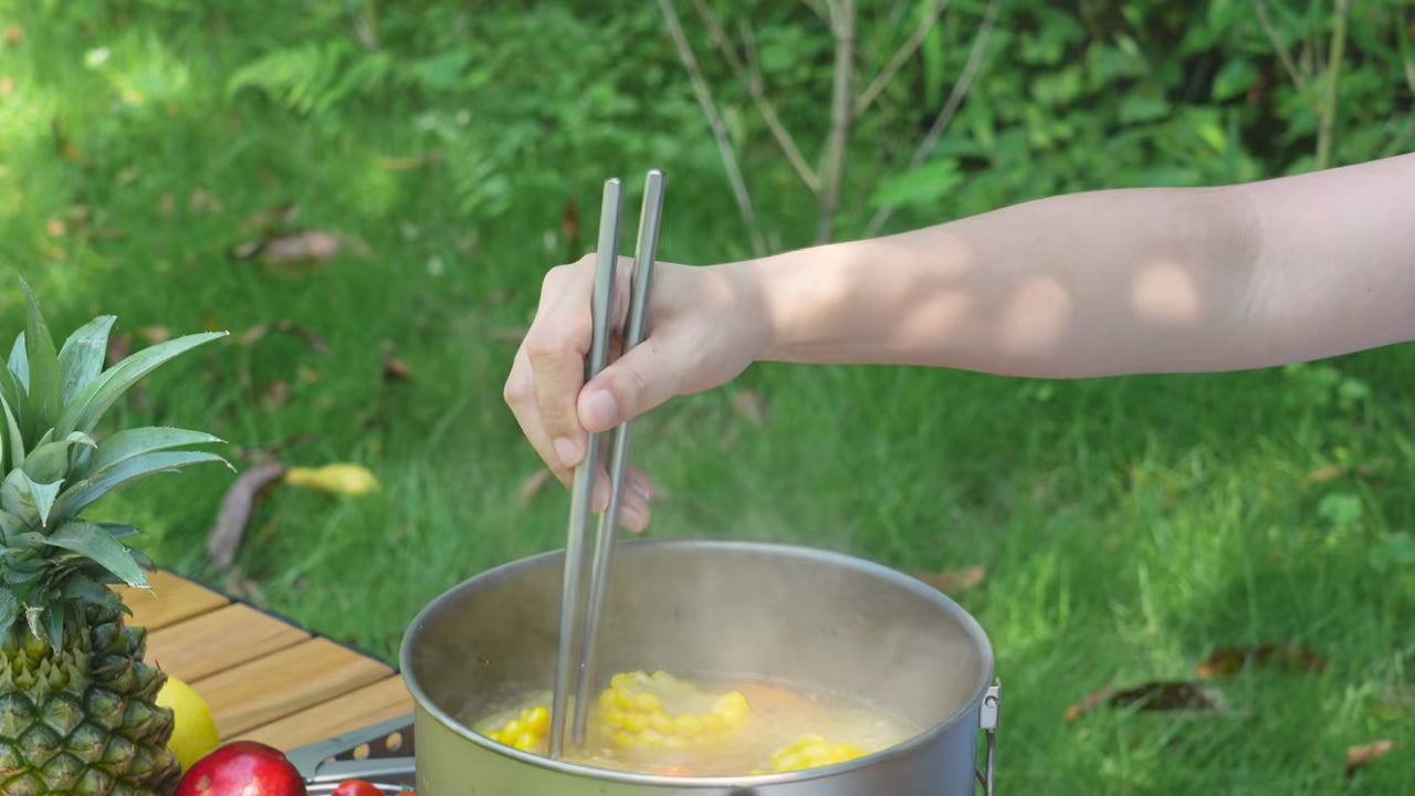 Folding Titanium Chopsticks