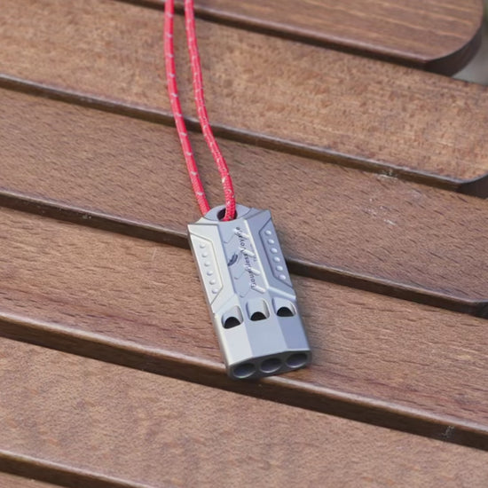 3-Hole Titanium Whistle 120dB