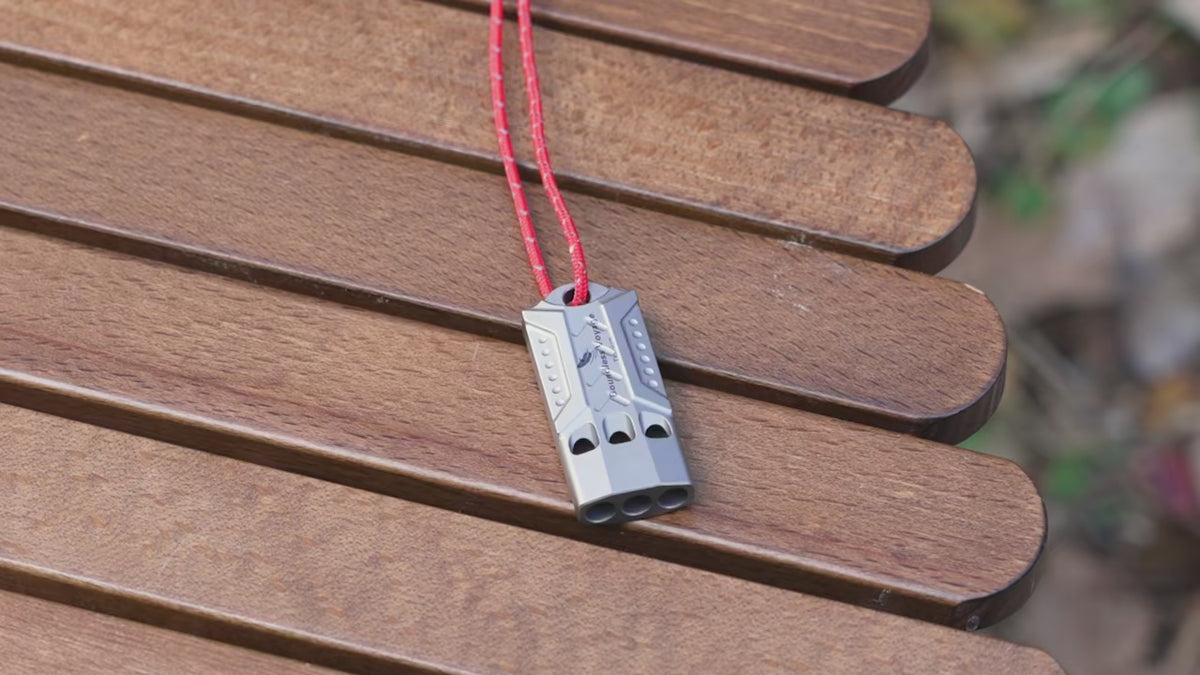 3-Hole Titanium Whistle 120dB