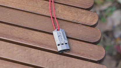 3-Hole Titanium Whistle 120dB