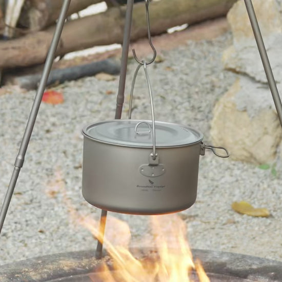 Titanium Hanging Pot Set