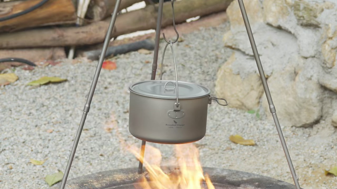 Titanium Hanging Pot Set
